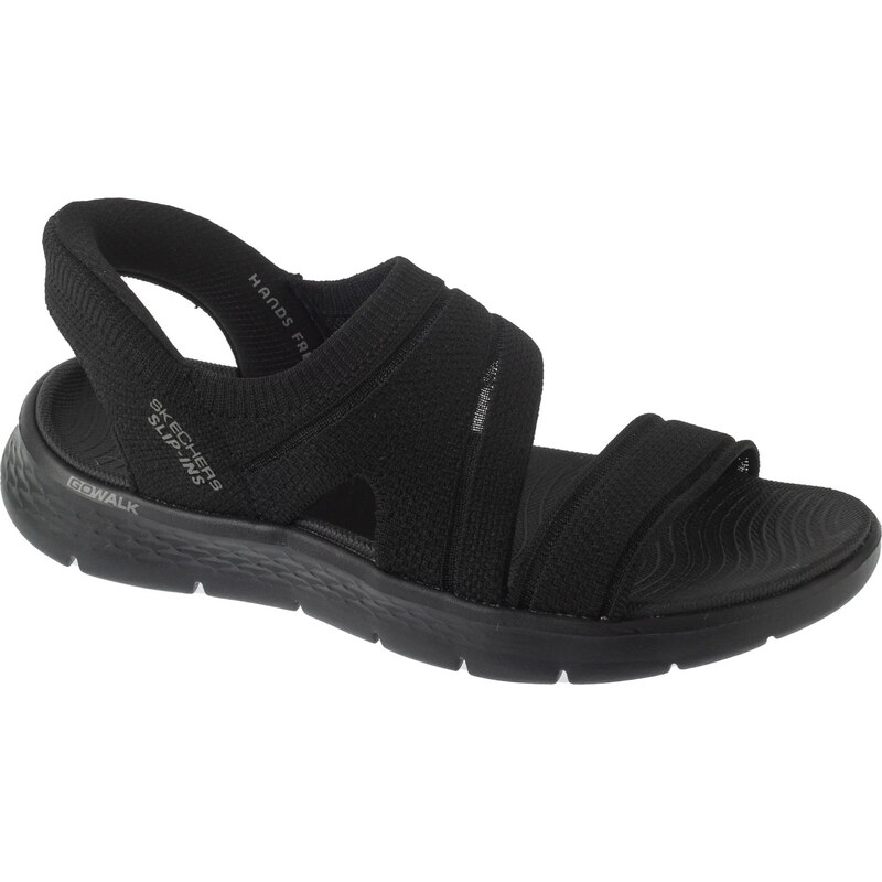 Čierne dámske športové sandále Skechers Slip-Ins: Go Walk Flex Sandal 64942534