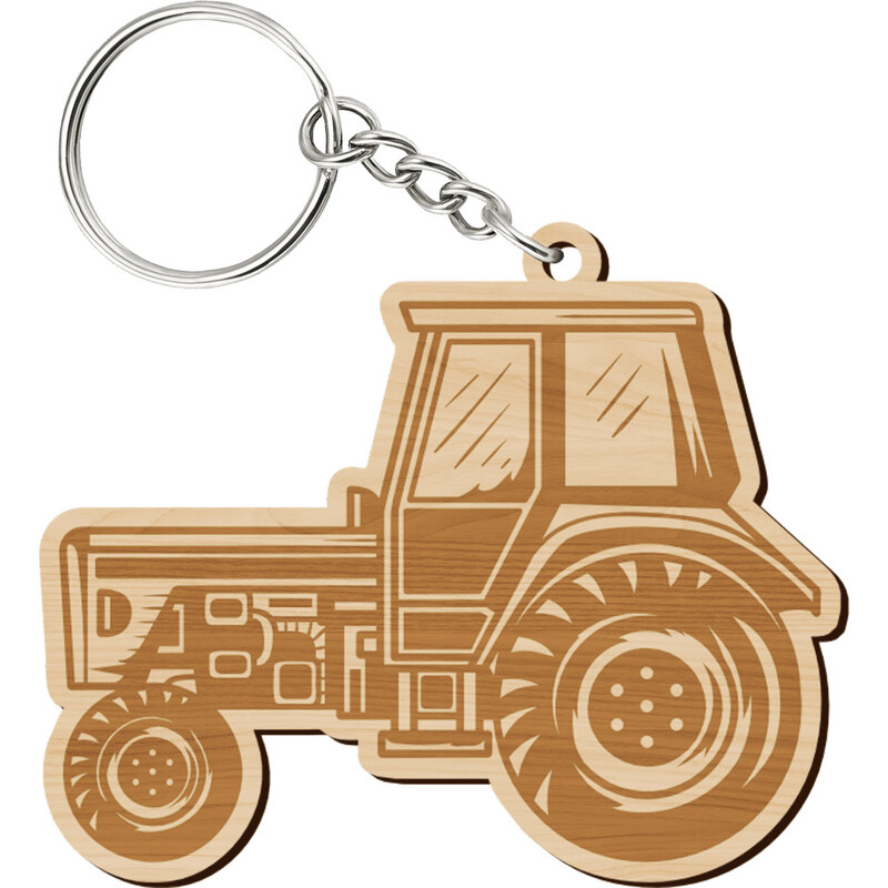 Garibald Traktor - prívesok alebo kľúčenka s gravírovaním pre farmára 64942654