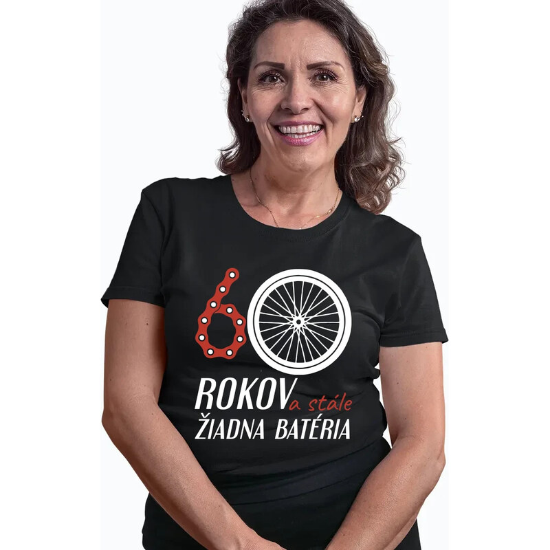 E-shop Garibald 60 rokov a stále žiadna batéria - dámske tričko s