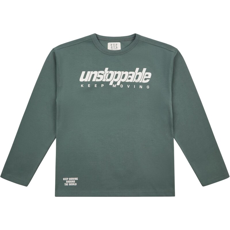 STACCATO Tričko olivová / biela 65493187