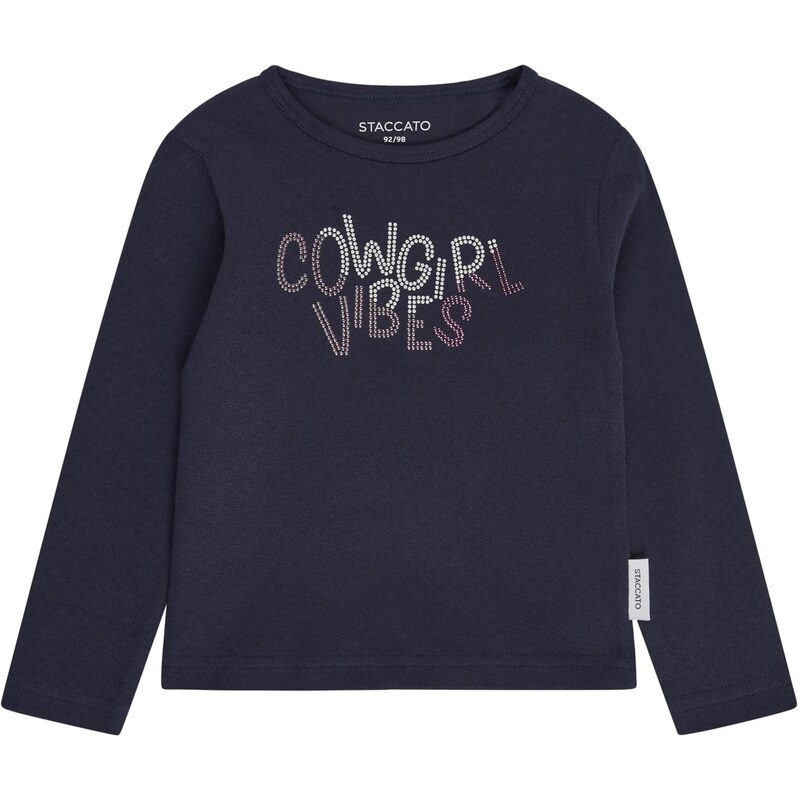 STACCATO Tričko tmavomodrá / ružová / strieborná 65921348