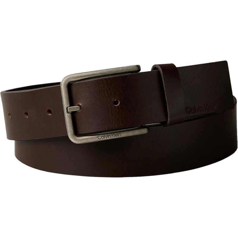 Calvin Klein Opasky Warmth tmavohnedá 64943967