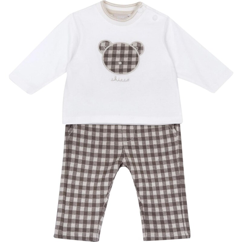 Chicco Joggingová súprava béžová / hnedá / biela 65655706