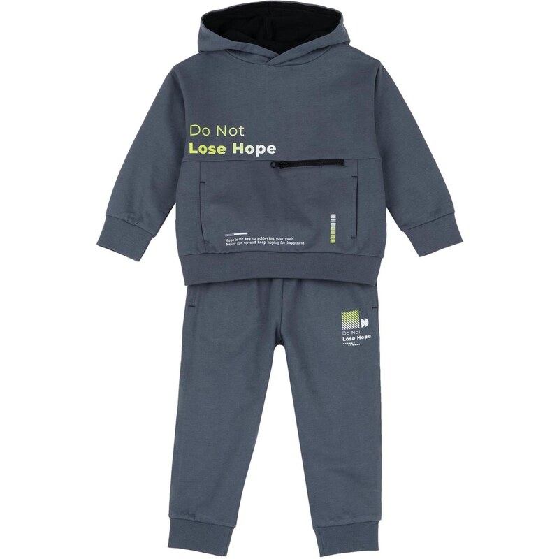 Chicco Joggingová súprava žltá / tmavosivá / biela 65794552