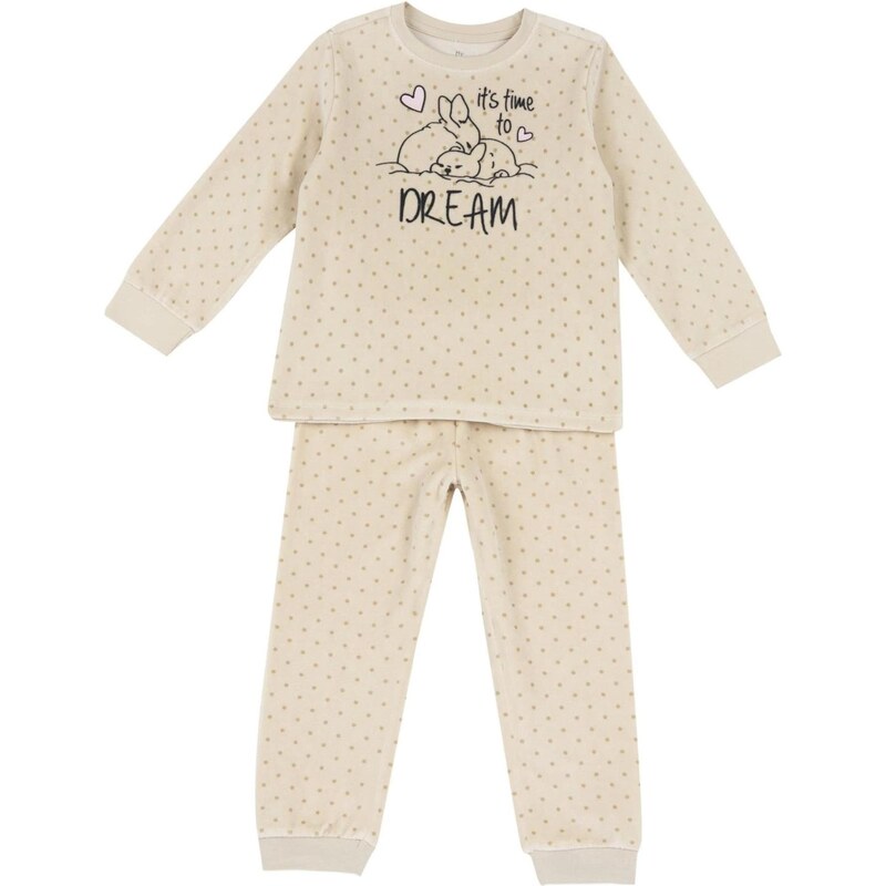 Chicco Pyžamo béžová / tmavobéžová / ružová / čierna 65619356