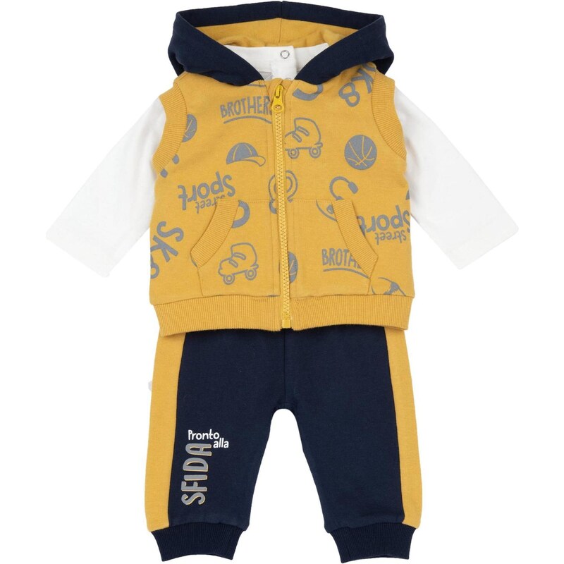 Chicco Joggingová súprava námornícka modrá / karí / biela 65794554