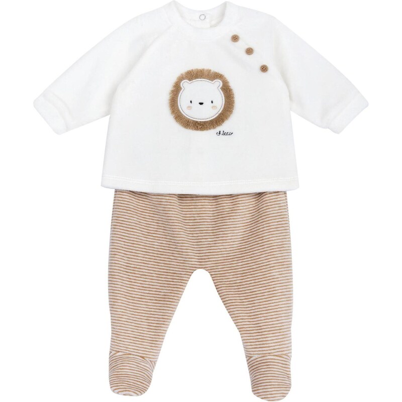 Chicco Set hnedá / biela 65558963