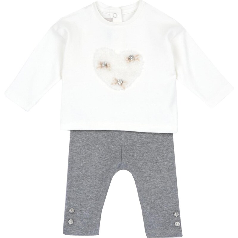 Chicco Set telová / sivá melírovaná / biela 65484810