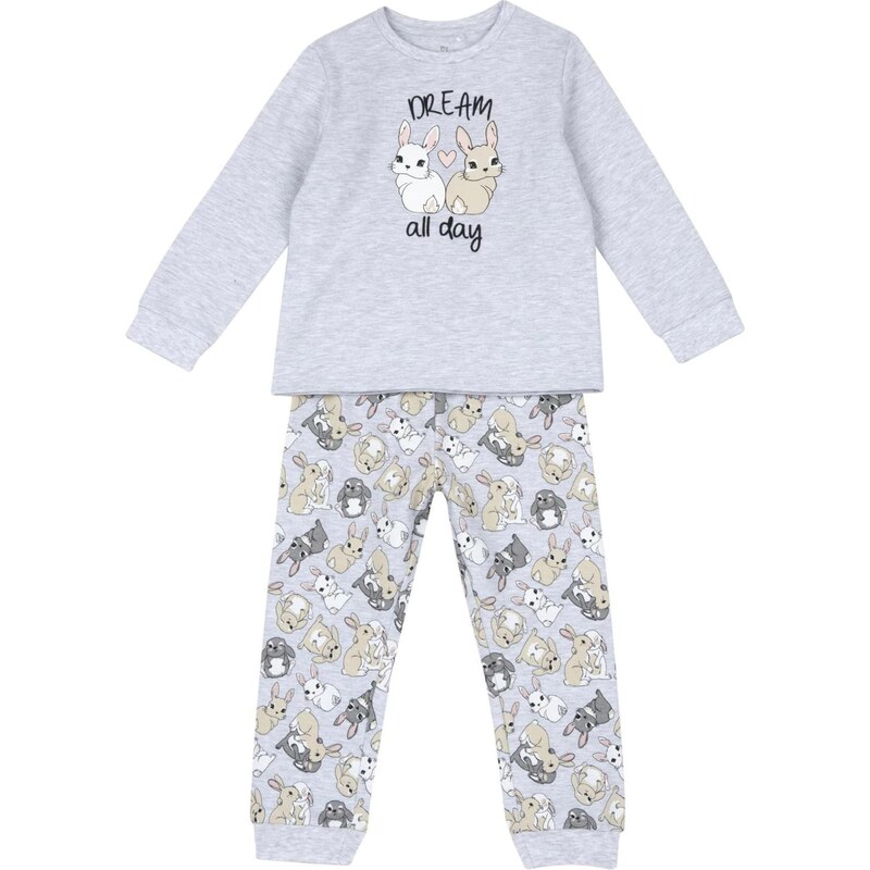 Chicco Pyžamo svetlosivá / rosé / čierna / biela 65619362