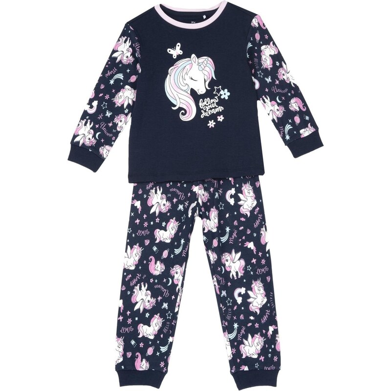 Chicco Pyžamo námornícka modrá / ružová / biela 65619360