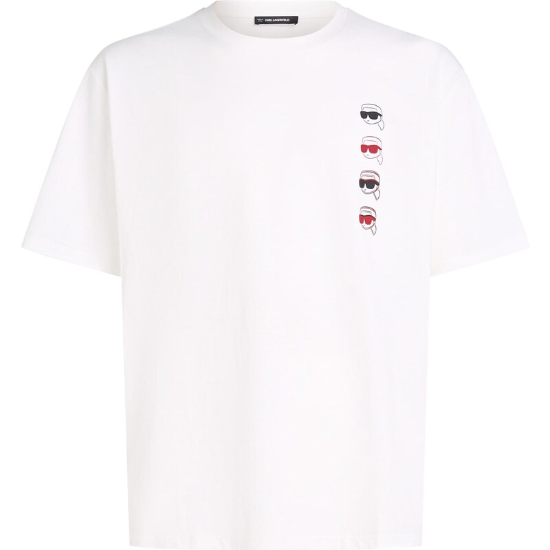 Karl Lagerfeld Tričko červená / čierna / biela 64944066