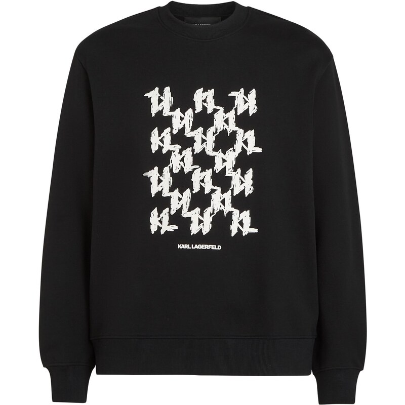 Karl Lagerfeld Mikina čierna / biela 64944080