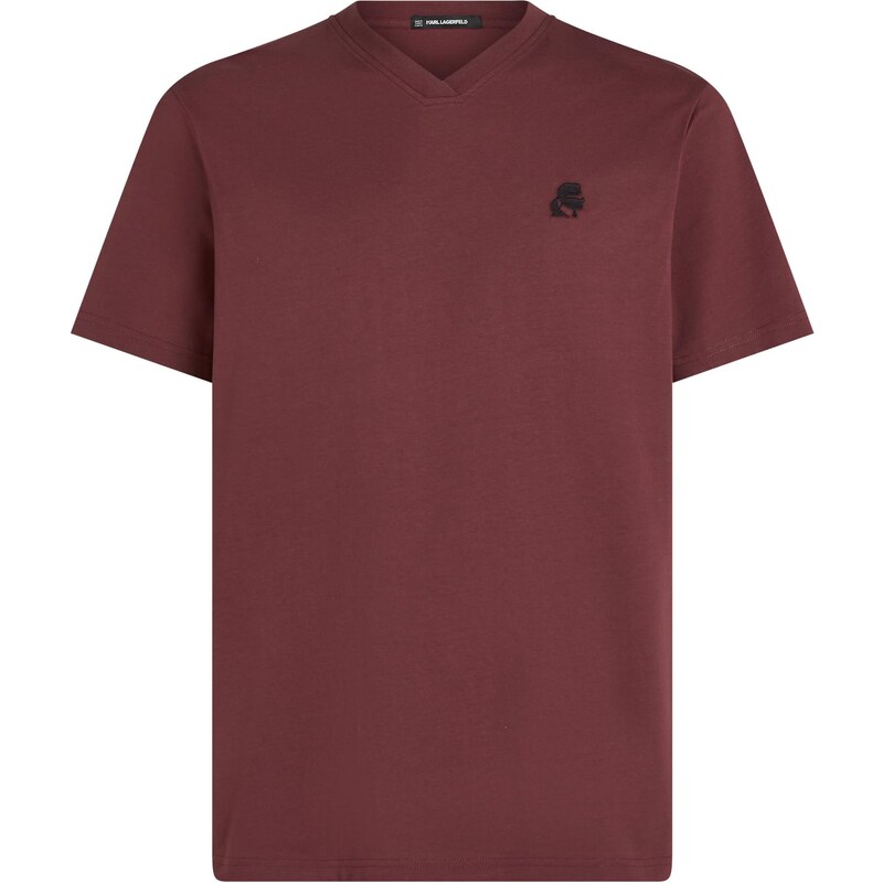 Karl Lagerfeld Tričko Kameo bordová 64944073