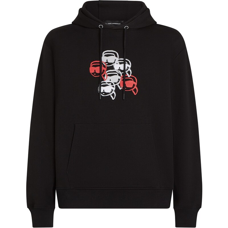 Karl Lagerfeld Mikina červená / čierna / biela 64944074