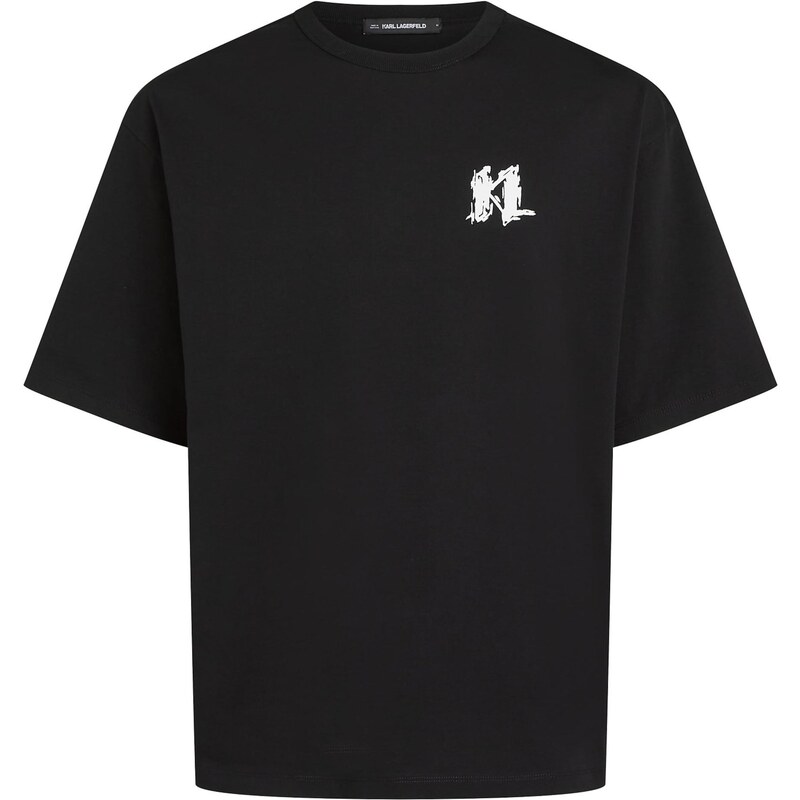Karl Lagerfeld Tričko čierna / biela 64944086