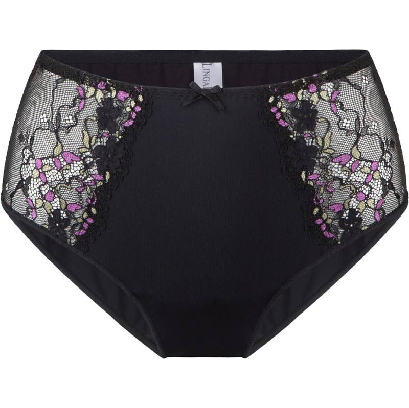 LingaDore Nohavičky Daily pastelovo zelená / orchideová / čierna 65010822