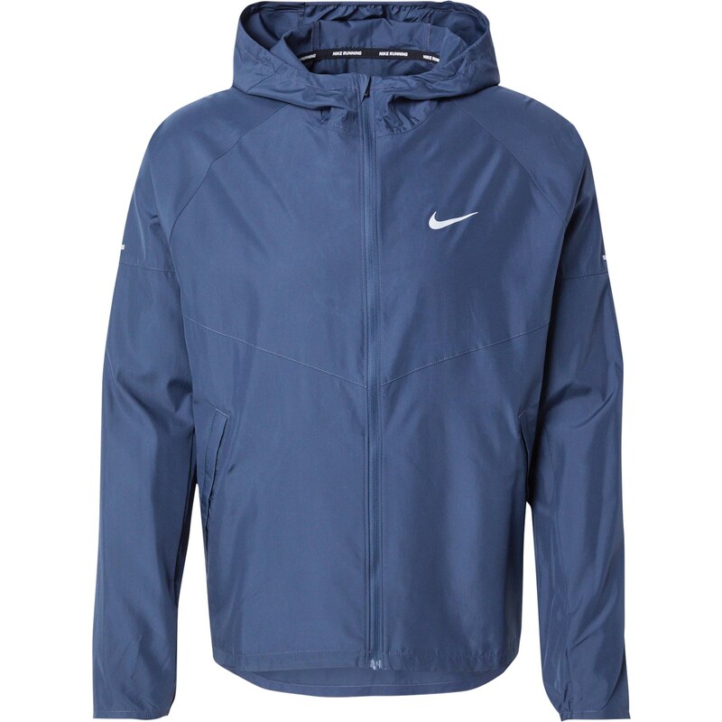 NIKE Športová bunda Miler enciánová / biela 65237681