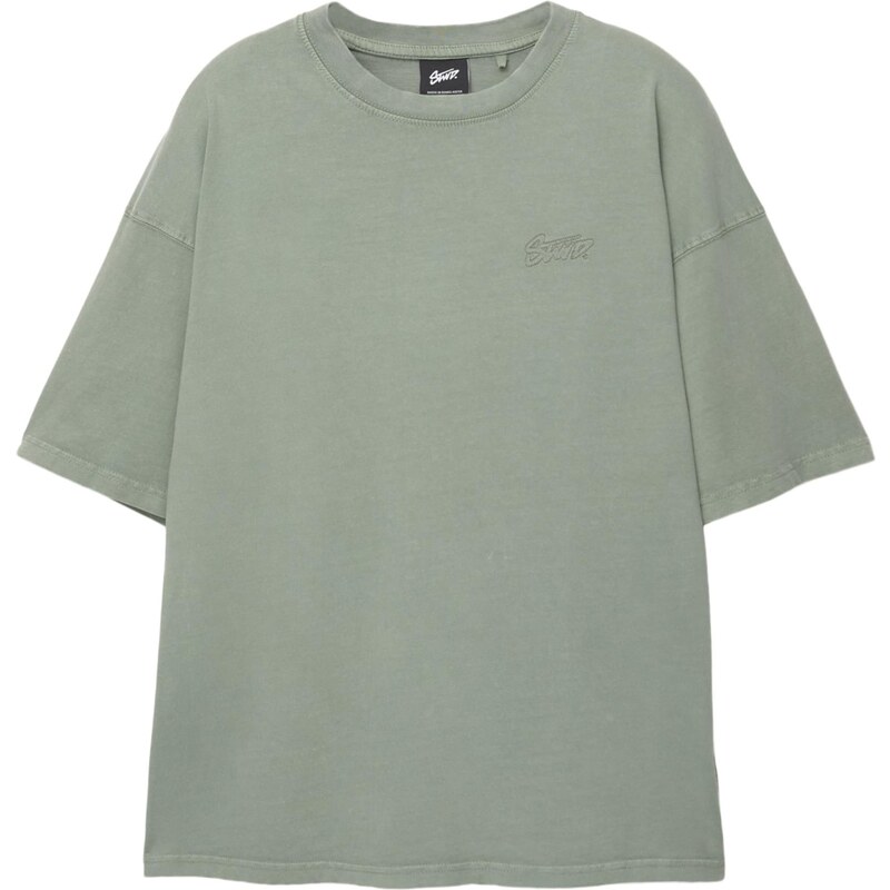 Pull&Bear Tričko STWD zelená 65475121