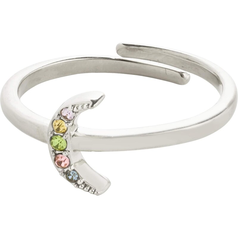 Pilgrim Prsteň Lulu svetlomodrá / svetlozelená / ružová / strieborná 65660070