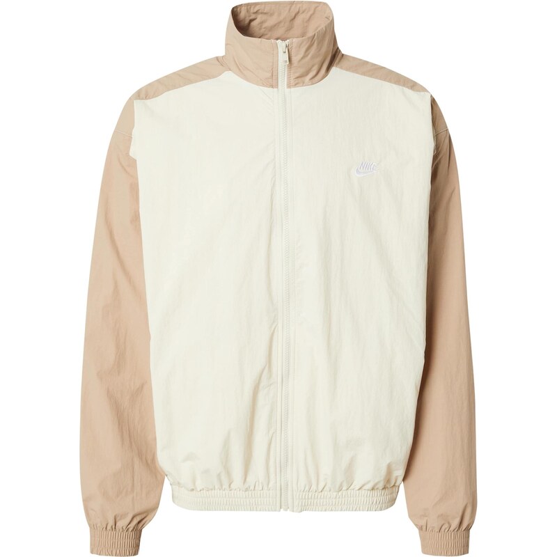 Nike Sportswear Prechodná bunda CLUB slonová kosť / kaki 65660067