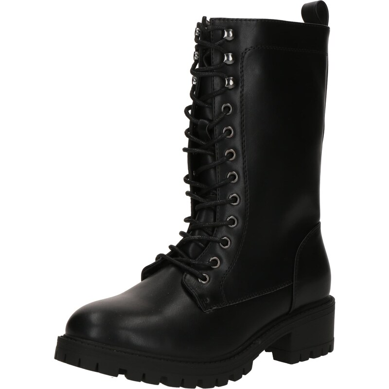 ABOUT YOU Šnurovacie čižmy Linda čierna 66026337