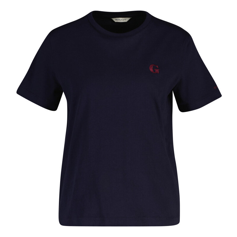 TRIČKO GANT REG G BADGE SS T-SHIRT EVENING BLUE 64944418