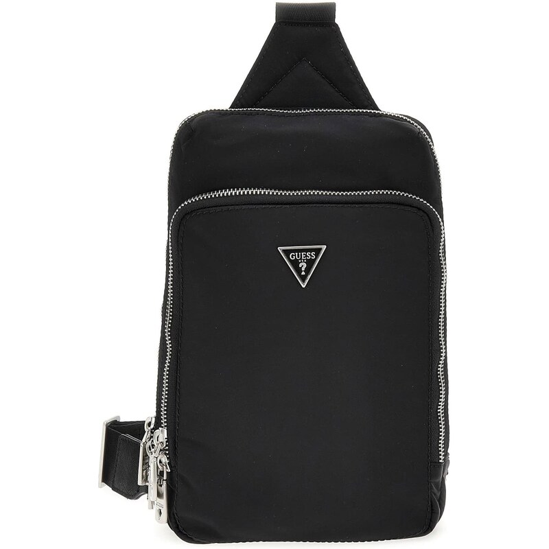 GUESS Taška cez rameno MILANO CROSSOVER čierna 64960004