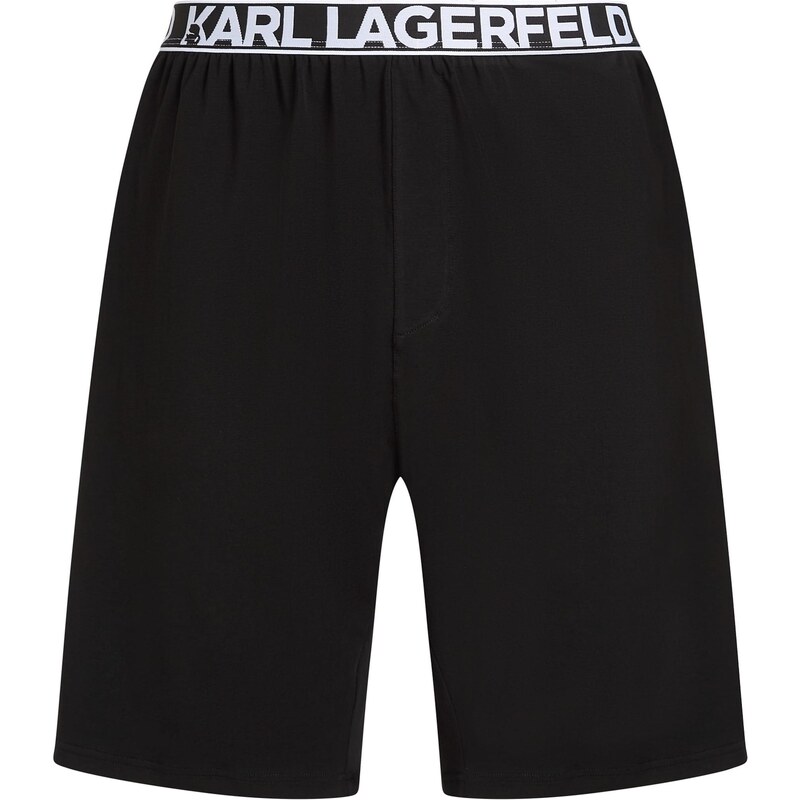 Karl Lagerfeld Pyžamové nohavice čierna / biela 64943931