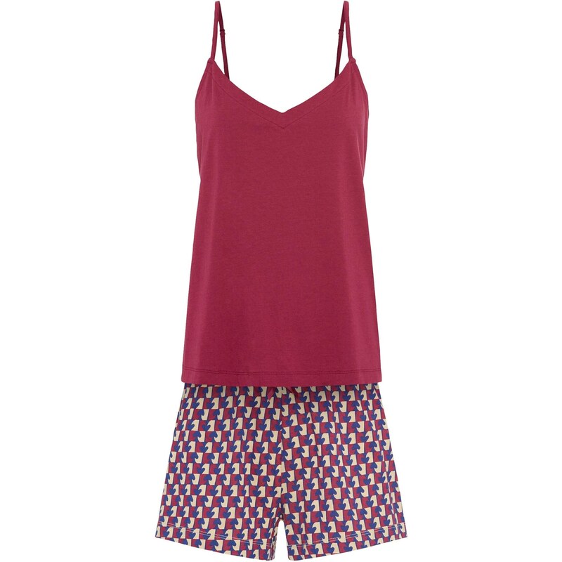 LSCN by LASCANA Kraťasy svetlobéžová / námornícka modrá / farba 65654470