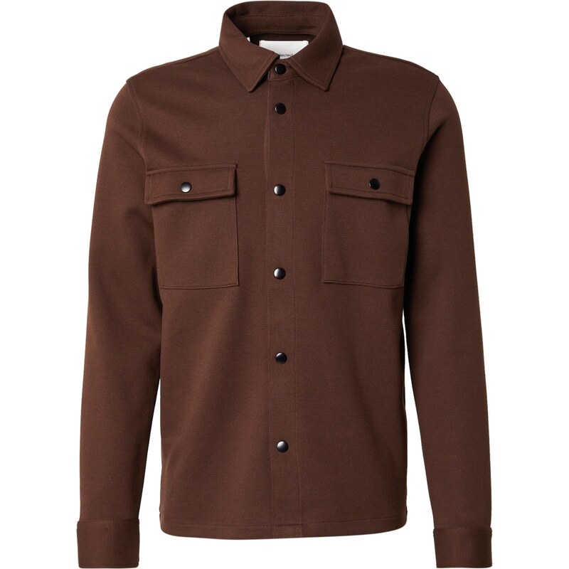 SELECTED Prechodná bunda čokoládová 65343723