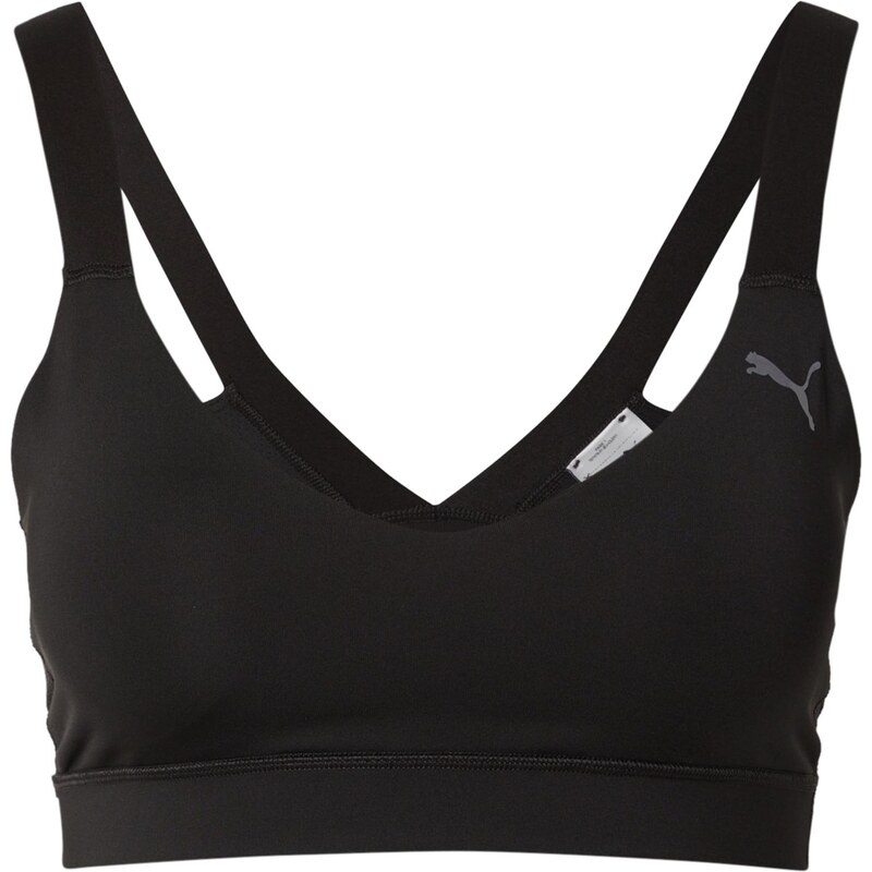 PUMA Športová podprsenka PWRSHAPE sivá / čierna 66017971