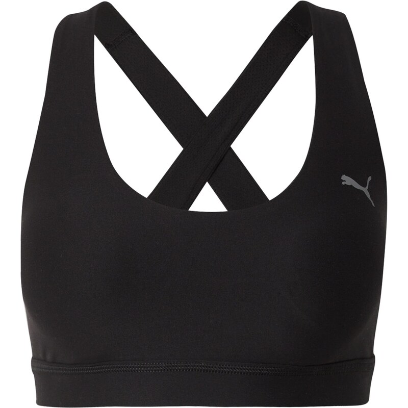 PUMA Športová podprsenka sivá / čierna 65660105