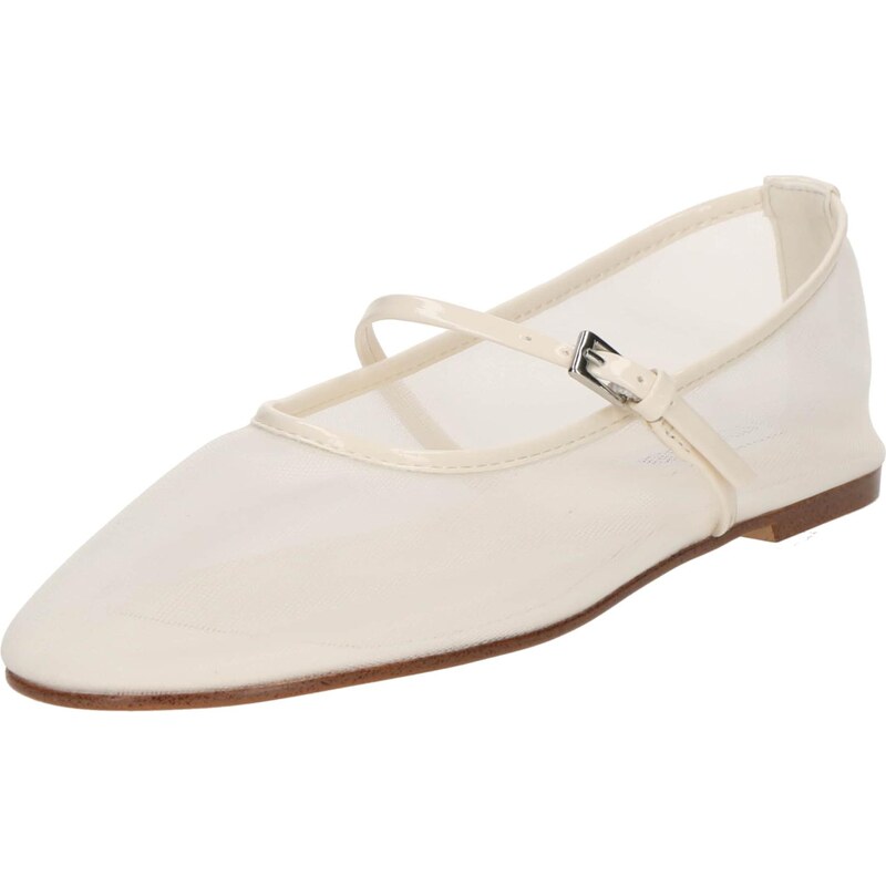 STEVE MADDEN Baleríny s ramienkom Mash biela ako vlna 65162803