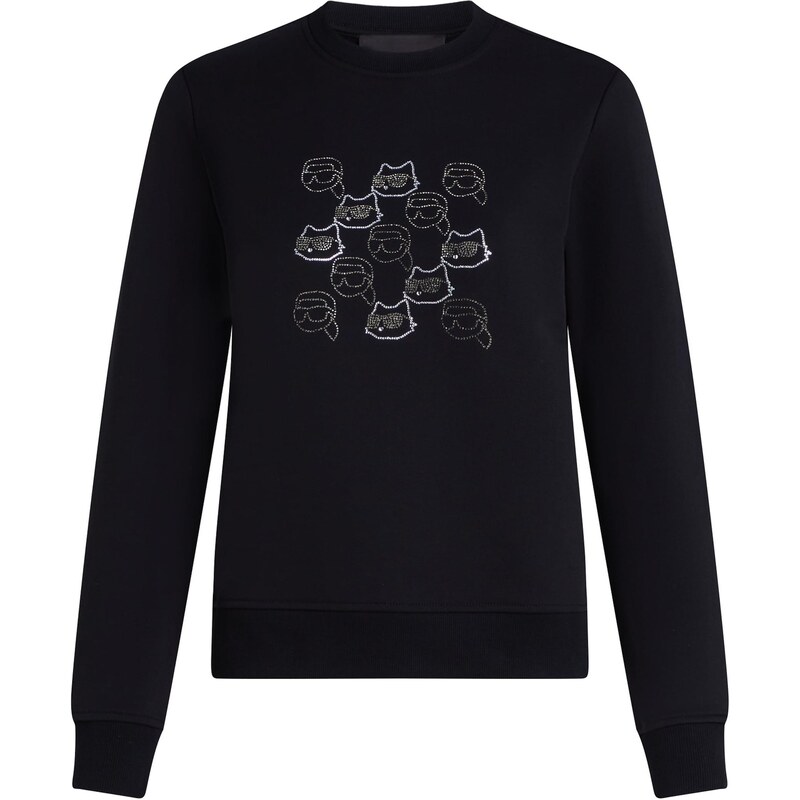 Karl Lagerfeld Mikina zlatá / čierna / strieborná 65658275