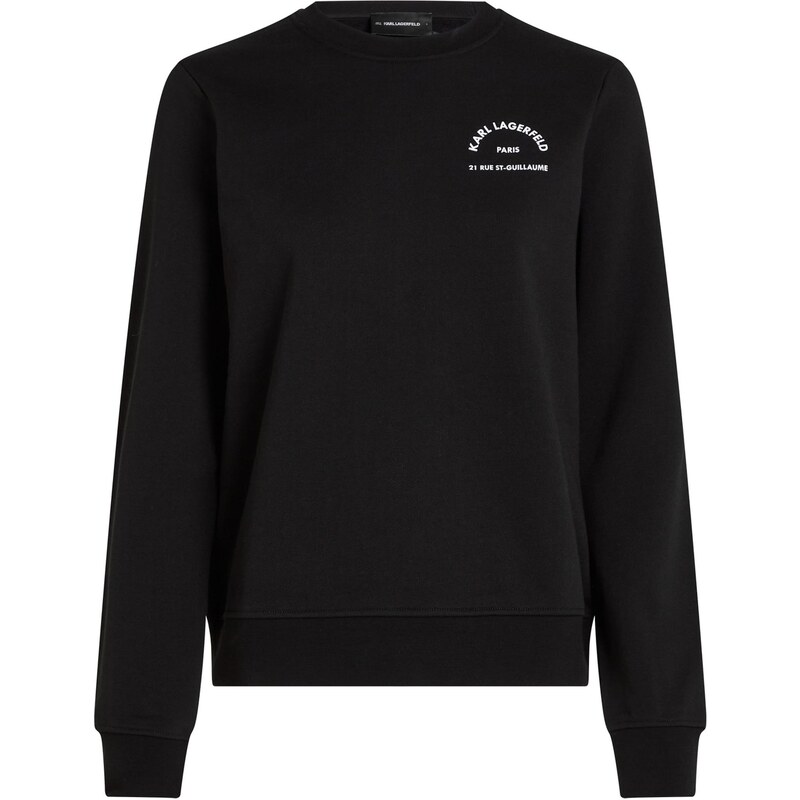 Karl Lagerfeld Mikina čierna / biela 65658482