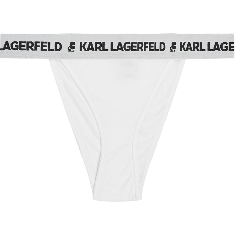 Karl Lagerfeld Nohavičky čierna / biela 65873936