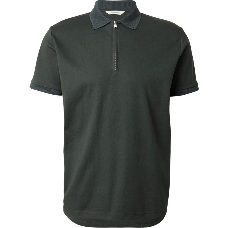 SELECTED Tričko SLHFave tmavozelená 64943969