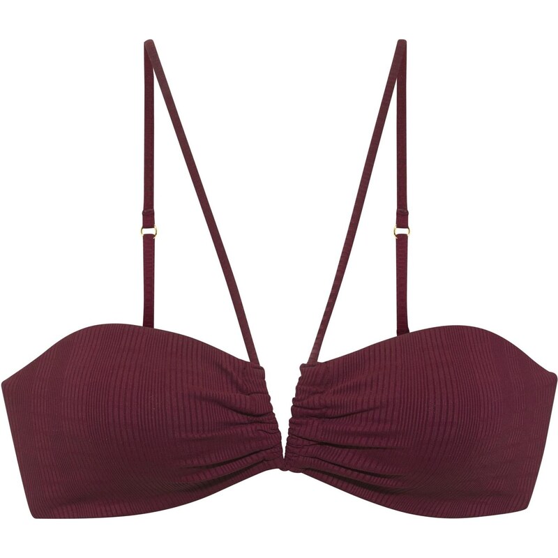 Copenhagen Studios Bikinový top vínovo červená 65206970