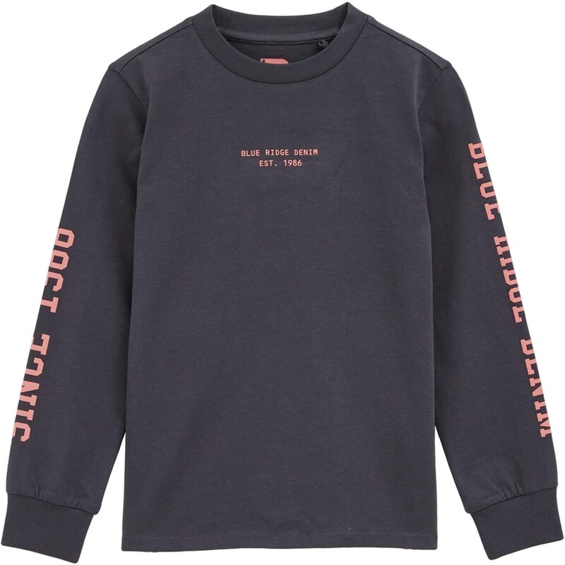 WE Fashion Tričko tmavosivá / ružová 65882892