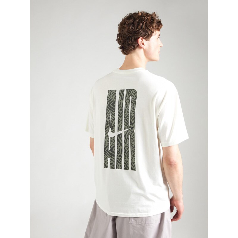 Nike Sportswear Tričko 'M90' zelená / tmavozelená / šedobiela