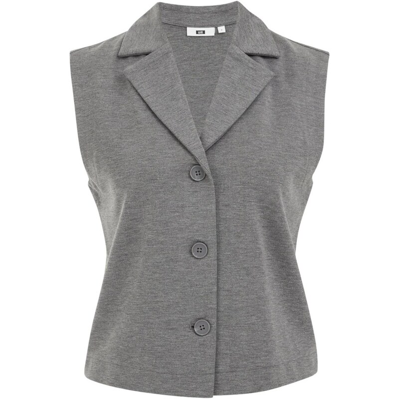 WE Fashion Vesta k obleku tmavosivá 65657538