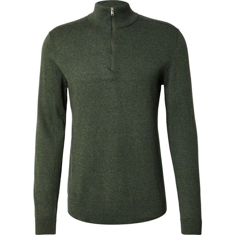 SELECTED Sveter SLHBerg tmavozelená 65884722