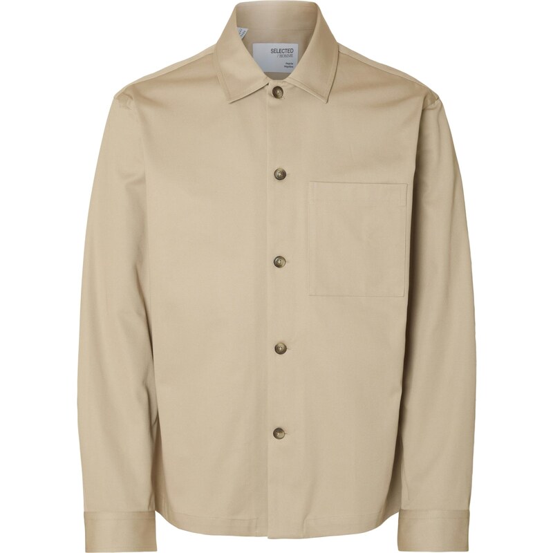SELECTED Prechodná bunda SLHTATE tmavobéžová 65175528