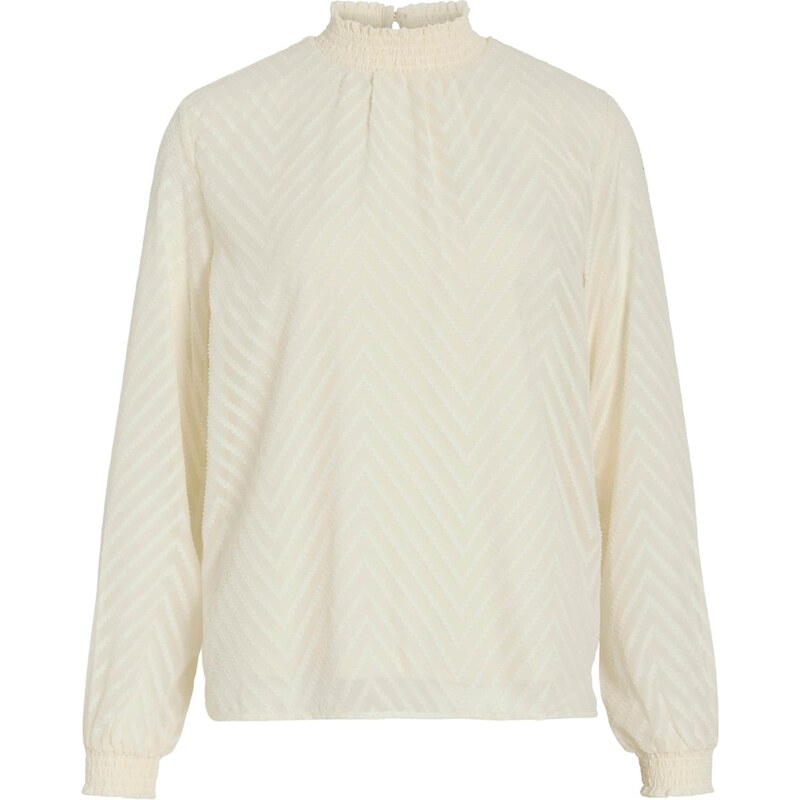 VILA Blúzka VIMICHELLE krémová 65887484