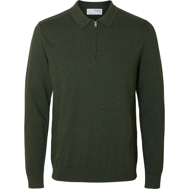 SELECTED Sveter SLHBERG jedľová 65206658