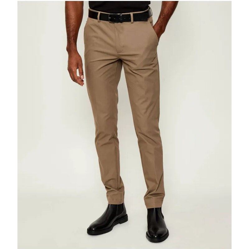 BOSS BLACK Chino nohavice P-Kaiton1-Zip | Slim Fit 64936351