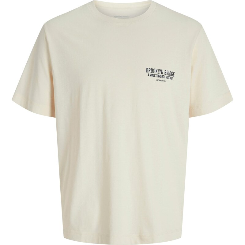 JACK & JONES Tričko JORYORK červená / čierna / biela ako vlna 64957322