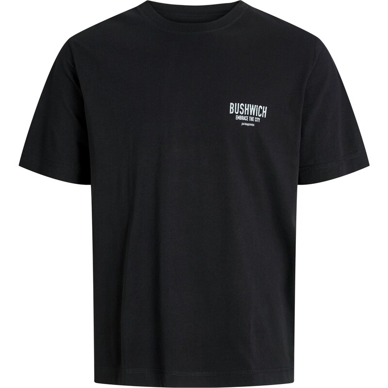 JACK & JONES Tričko JORYORK čierna / biela 64957432