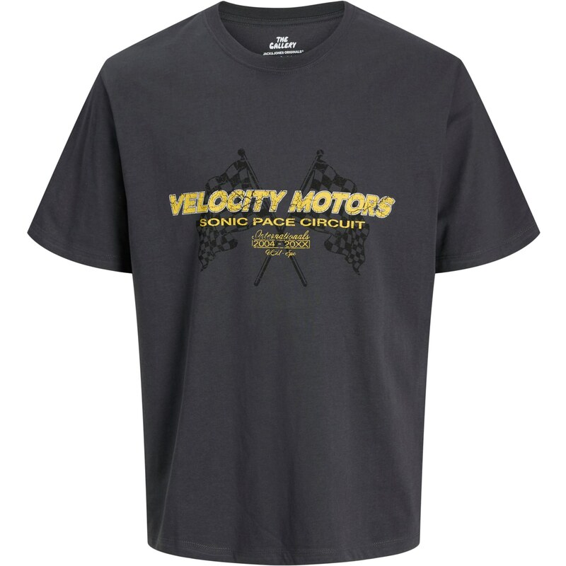 JACK & JONES Tričko JORFORMULA GALLERY žltá / tmavosivá / červená / 64957435