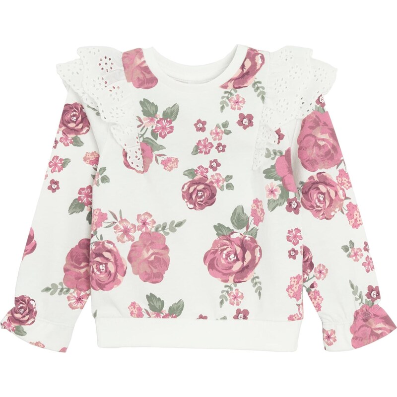 Cool Club Mikina pastelovo zelená / purpurová / staroružová / biela 65773277